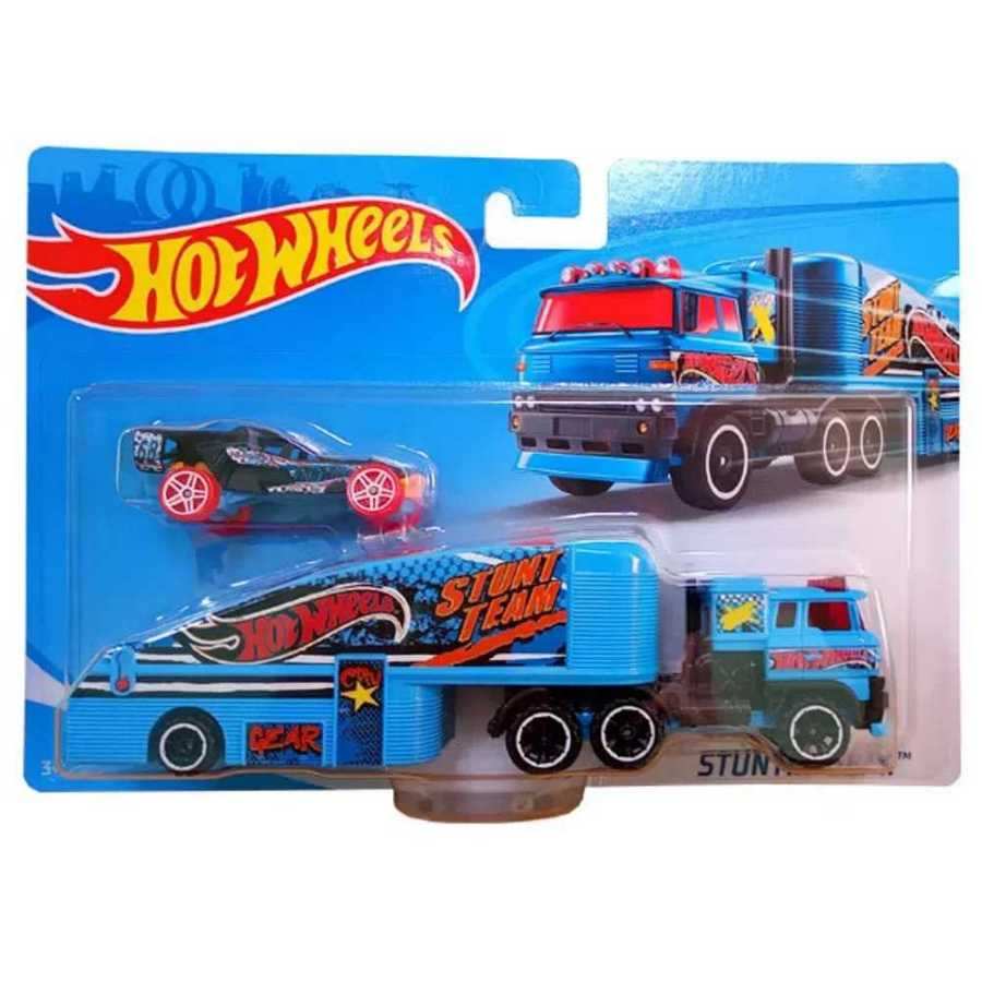 Caminhão de Transporte Hot Wheels com Carrinho - Super Rigs