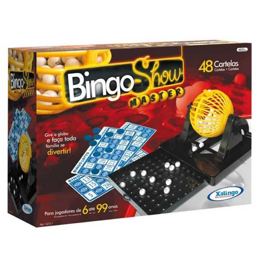 Jogo de Bingo Brinquedo Infantil com 48 Cartela e 88 bolinhas