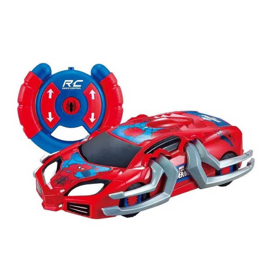 Carrinho Controle Remoto Homem Aranha Spider Flip Candide 5851