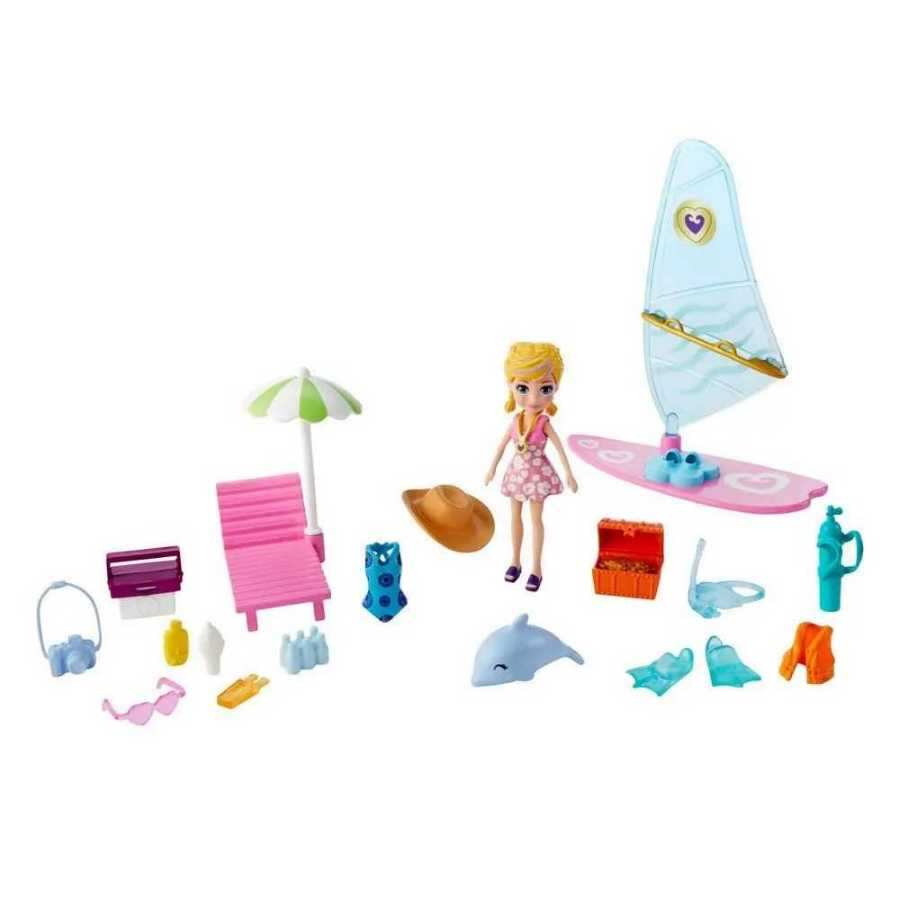 Jogo de tabuleiro boneca polly fashion beach