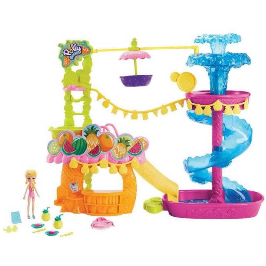 Boneca Polly Pocket - Quiosque Parque dos Abacaxis - GFR00 - Mattel - Real  Brinquedos