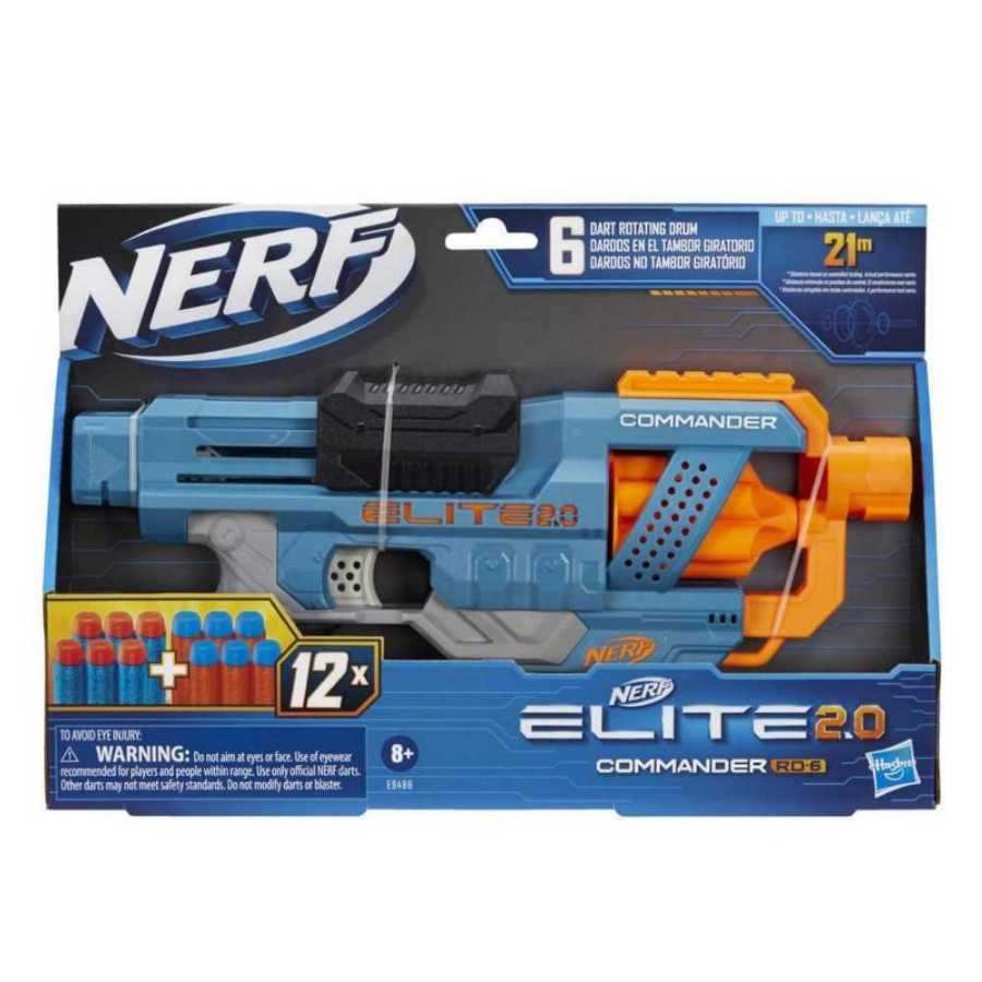 Lança Dardos Nerf Elite 2.0 Phoenix CS-6 Hasbro 8 + E9962 em