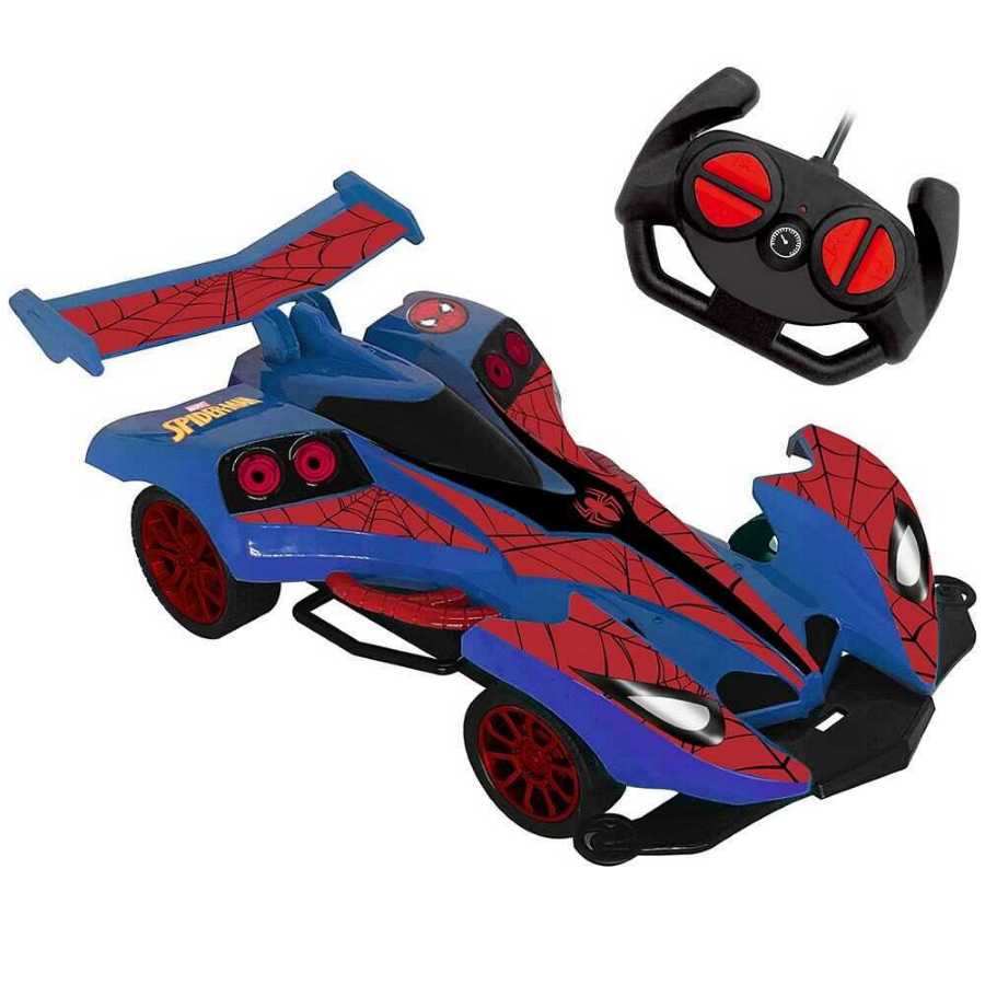 Carrinho Controle Remoto Homem Aranha Spider Flip Candide 5851