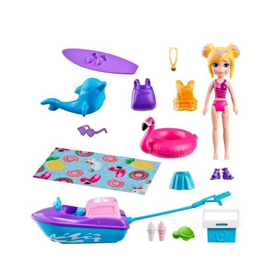 Polly Pocket Parque Aquático dos Abacaxis Gfr02 Mattel - brincasa