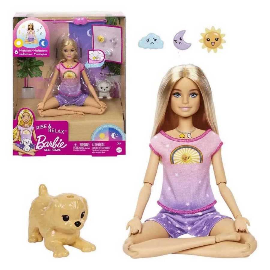 Boneca Articulada - Barbie Dia de Spa - Medita Comigo Dia e Noite - Loira -  Mattel