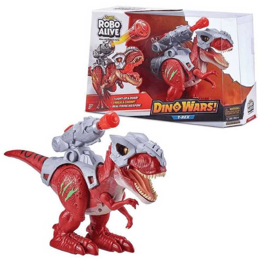 Dinossauro Robô Alive Dino Wars T-Rex 1124 Candide - brincasa