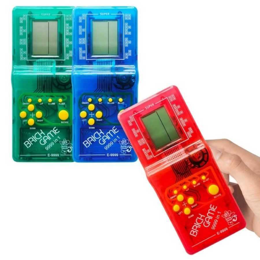 Jogo Brick Game 9999 Em 1 Mini Game Portátil Unidade Sortido
