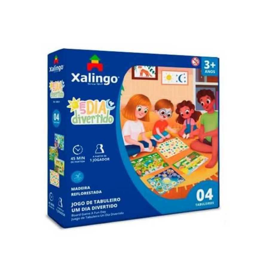 Jogo de Tabuleiro Um Dia Divertido - Produtos Xalingo